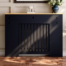 Radiator Cover Black Modern