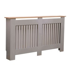 NEW! Large Grey Wooden Slatted