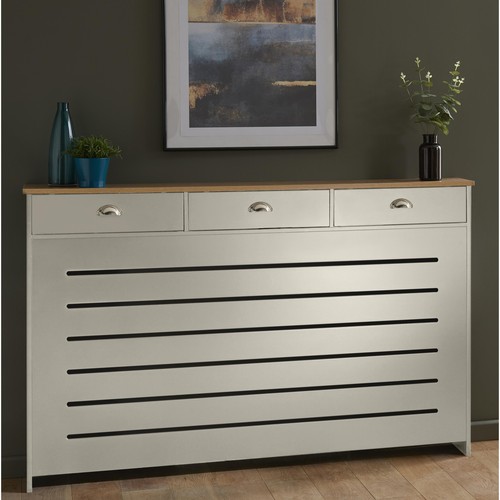 Cream radiator cover - radiator, large