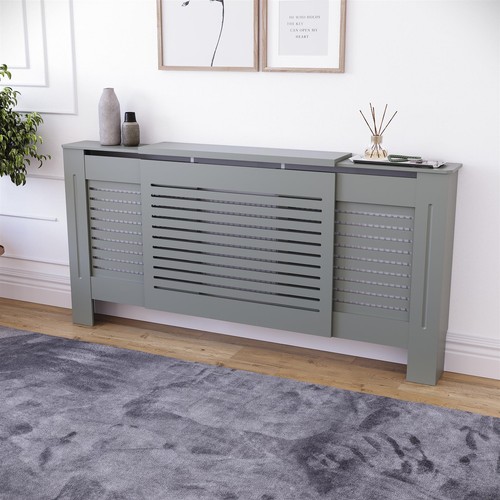 Modern grey radiator - modern, cover